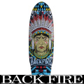 Backfire The Apache Knight 26.5"X8.5" surfboard deck in summer 2015